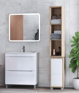 Тумба под раковину напольная Vigo Grani tn.GRI.OSK.75.2Y 75 см белый